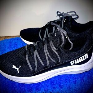 Puma Men's Softride Oneforall Sneaker, size 11.5,color black